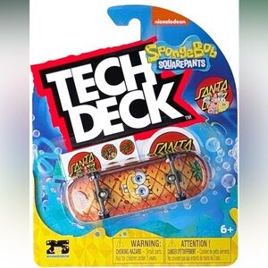 Tech Deck Santa Crus SpongeBob Edition Fingerboard & Decals